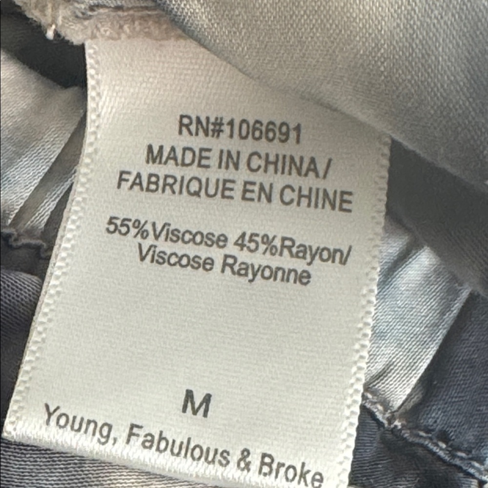 YOUNG FABULOUS & BROKE Felicity Tie Dye
Midi Skirt Gray Blue Surfer Reaort M - Picture 5 of 6